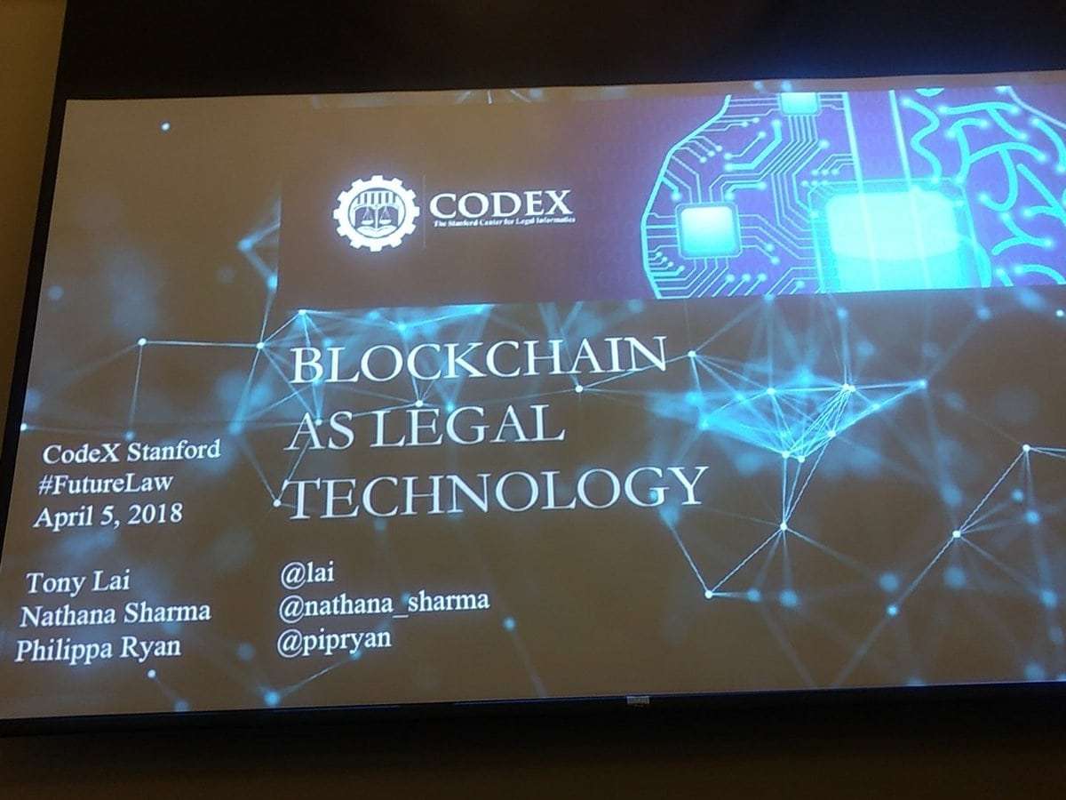 Thoughts from Codex FutureLaw 2018