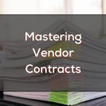 Mastering Vendor Contracts