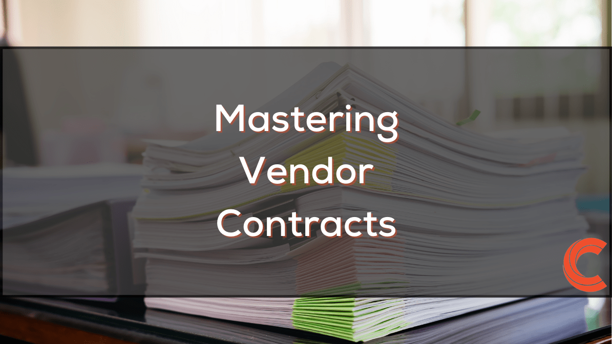 Mastering Vendor Contracts