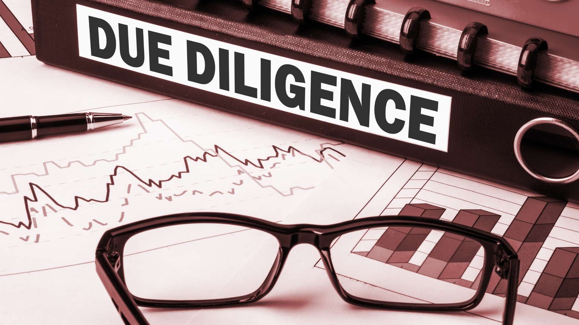 An illustrative graphic for a blog post about legal due diligence