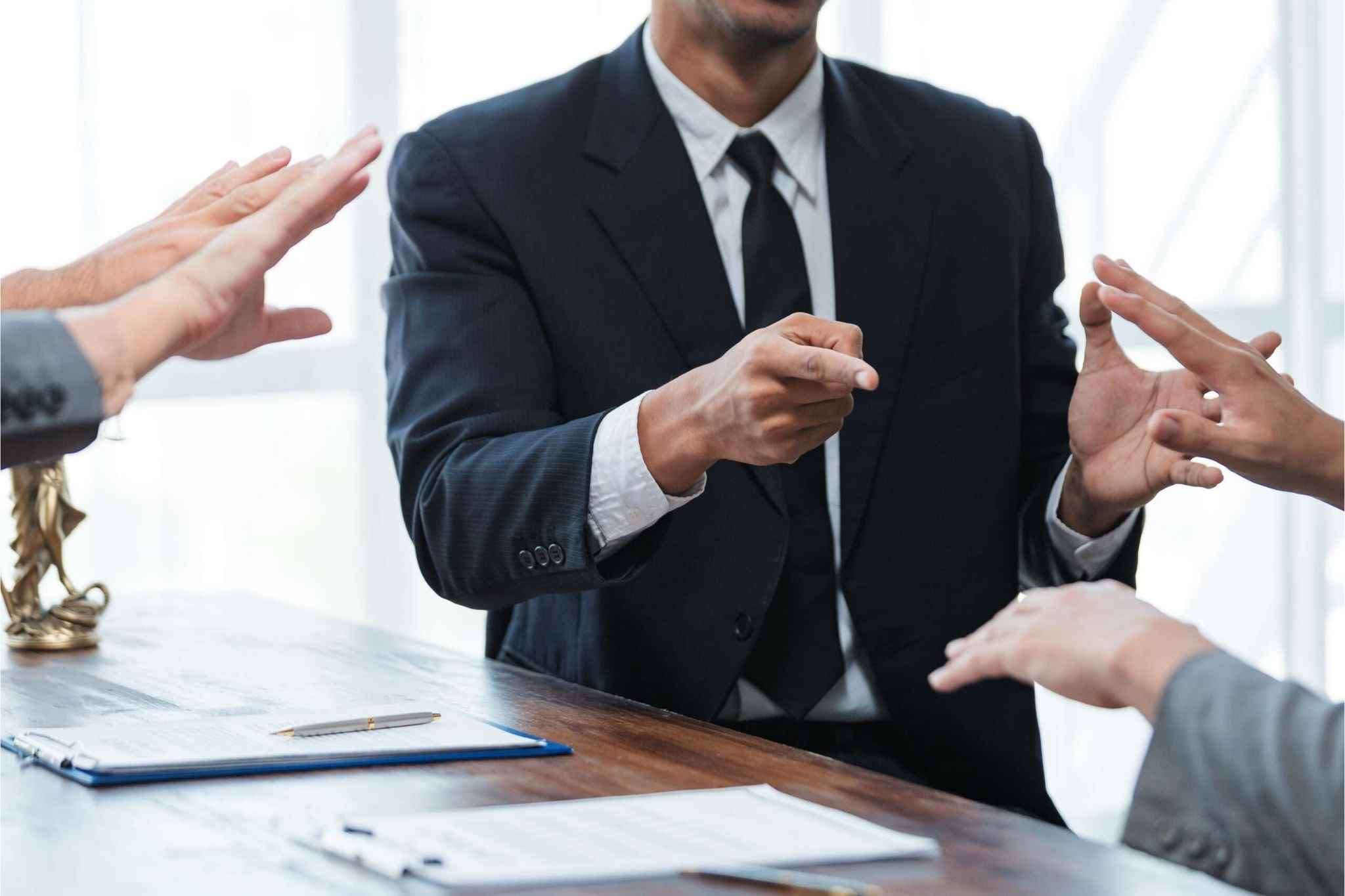 Small business dispute resolution attorney Los Angeles mediating a contract dispute at Carbon Law Group