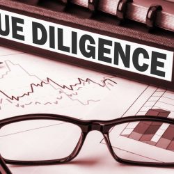 An illustrative graphic for a blog post about legal due diligence